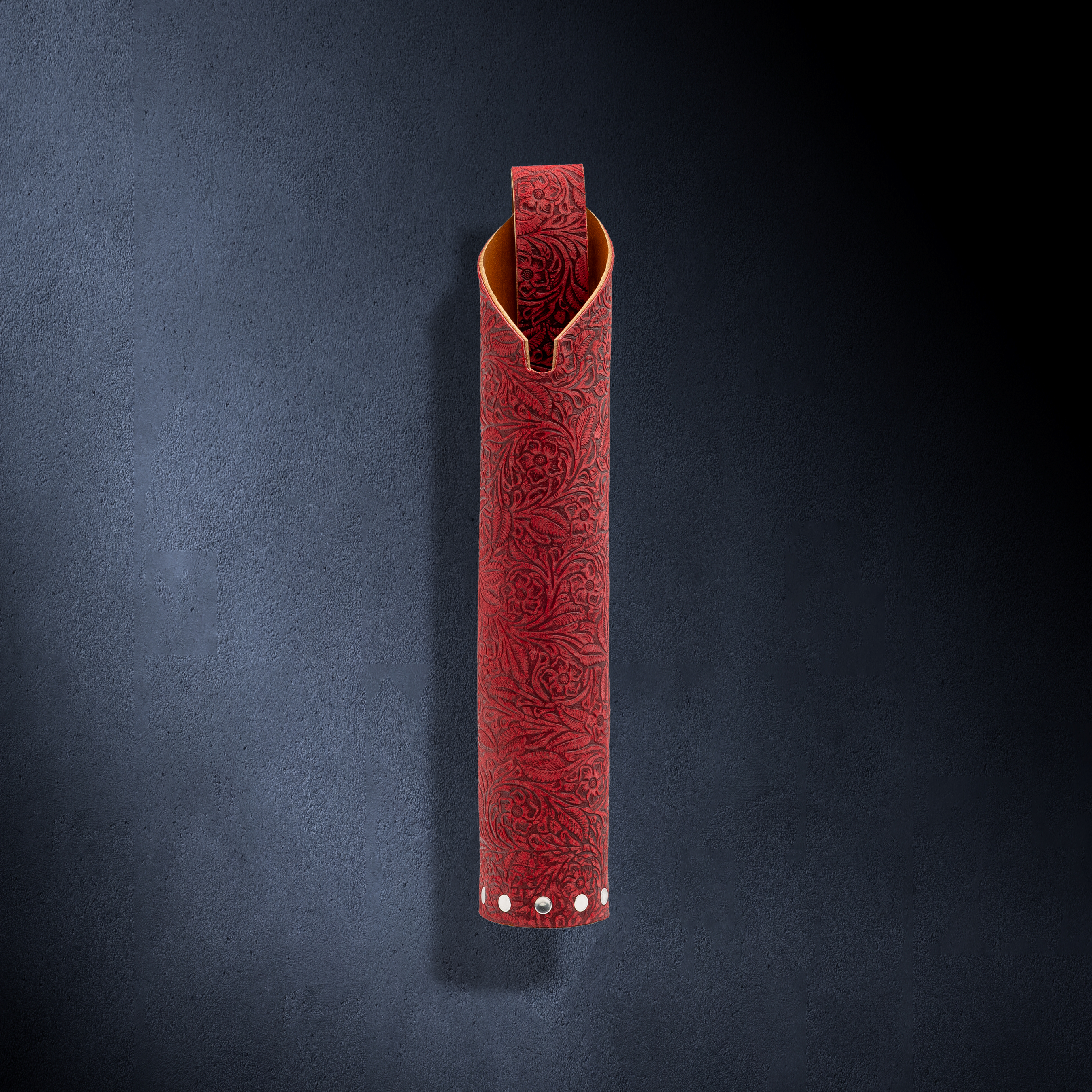 Red Floral Rod Bag